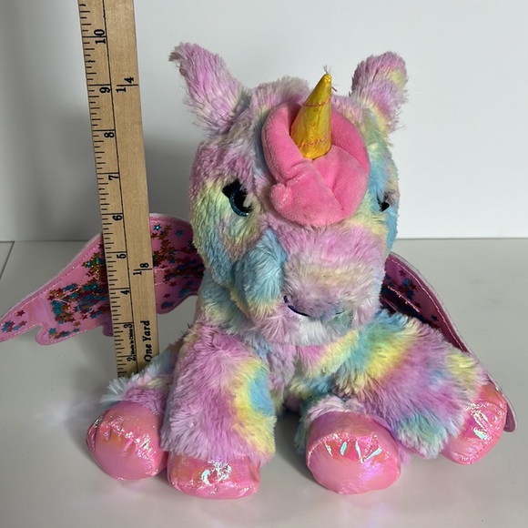 Barbie unicorn Pegasus pink / purple stuffed animals plushie - Picture 6 of 6